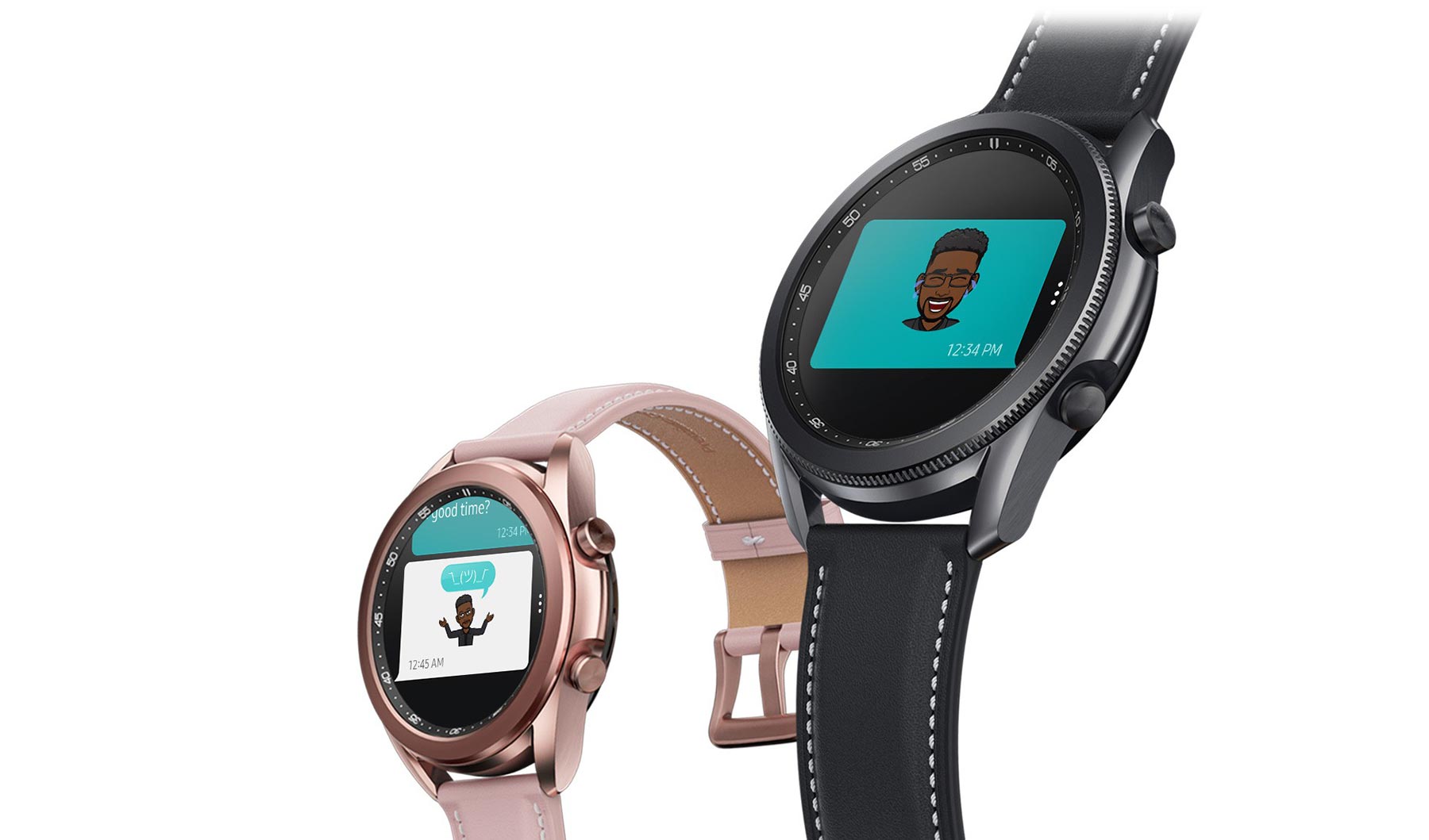 پشتیبانی ساعت هوشمند سامسونگ Galaxy Watch3 45 mm از برنامه BITMOJI
